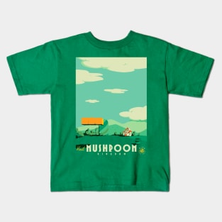 visit mushroom kingdom Kids T-Shirt